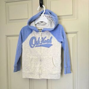2/$15 OshKosh B'gosh Blue and Gray Sweatshirt Hoodie